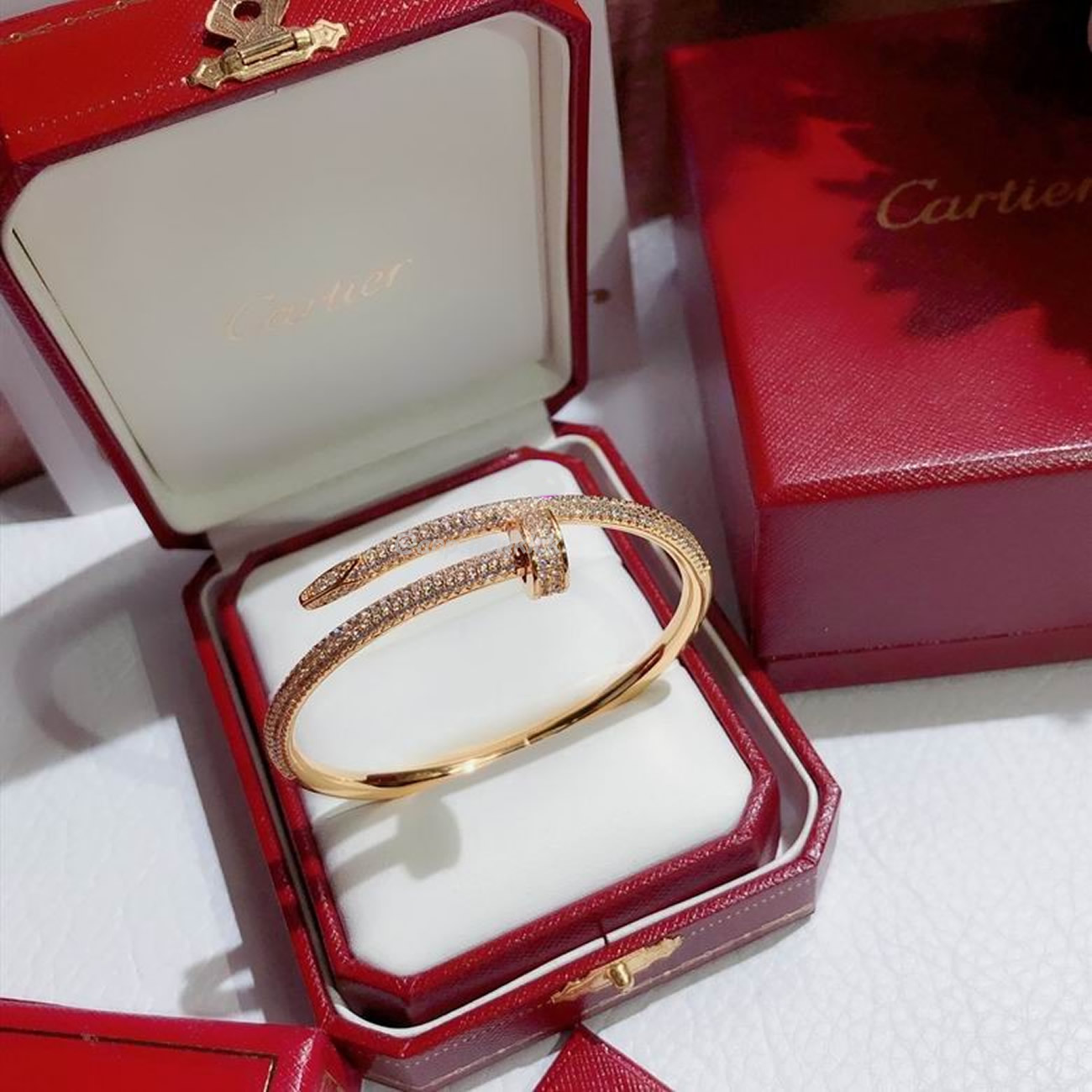 Cartier Bracelet Juste Un Clou Bracelet 18k Rose Gold (5) - newkick.cc